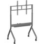 Aisens Soporte de Suelo FT90E-469 para TV de 55-90 pulgadas con Ruedas y Manivela